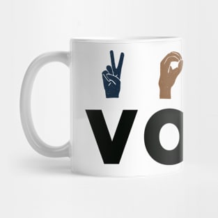 ASL Vote Voting Election 2020 Mug